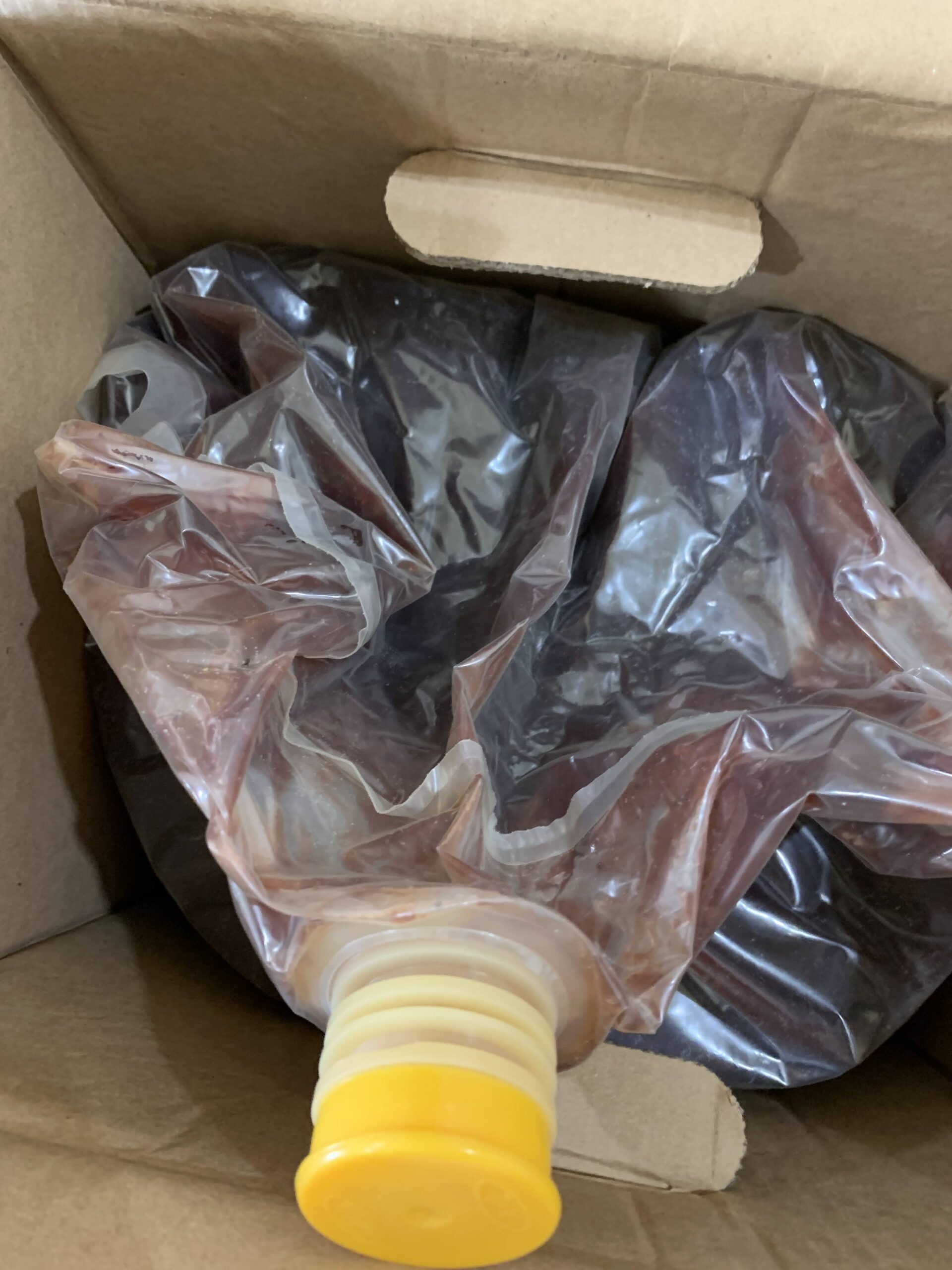 Fruit Topping -bag in a box - Various Flavors