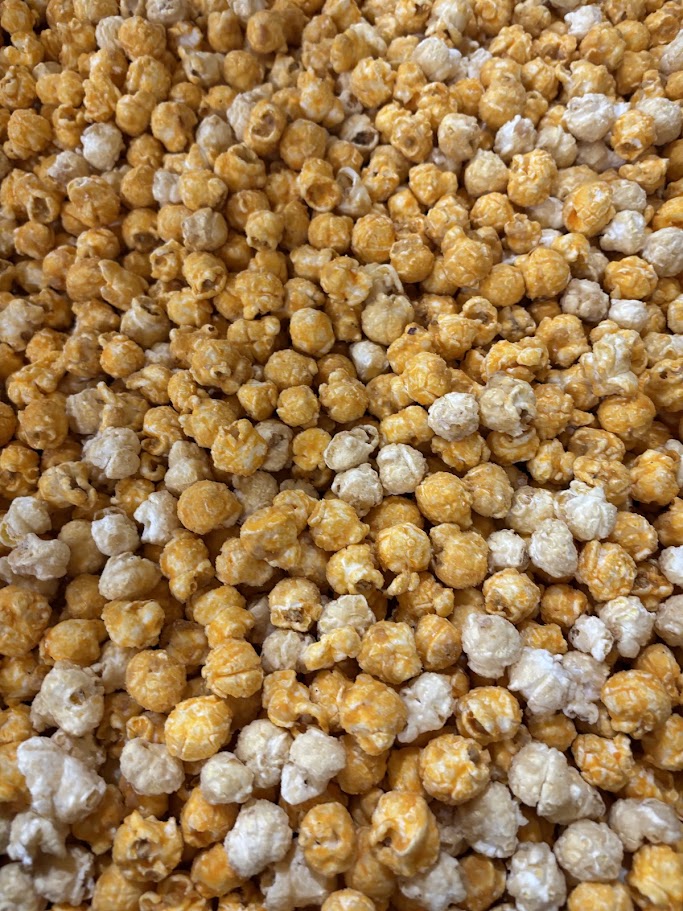 Carmel Cheddar Popcorn Mix